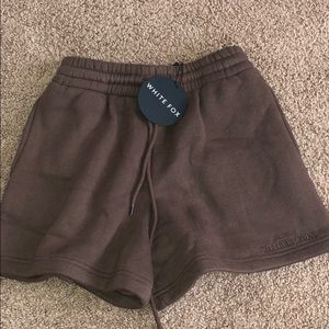NWT white fox boutique lounge shorts
